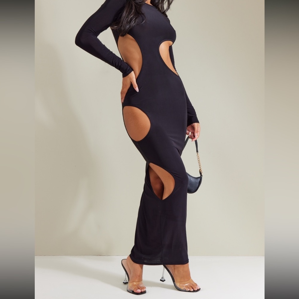Black Slinky Dress